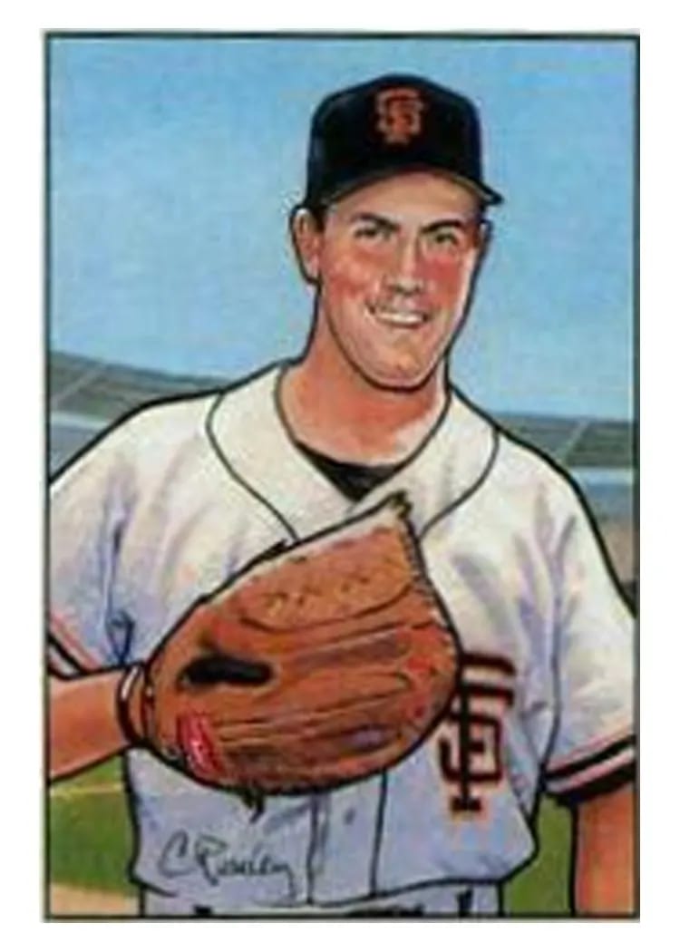 1990 Bowman Inserts Will Clark card