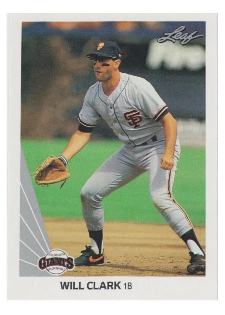 1990 Leaf Will Clark #172 card
