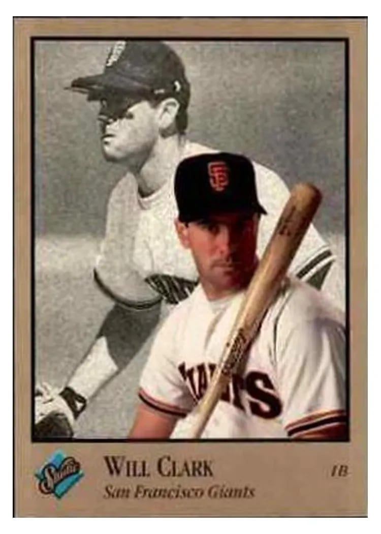 1992 Studio Will Clark #114 card