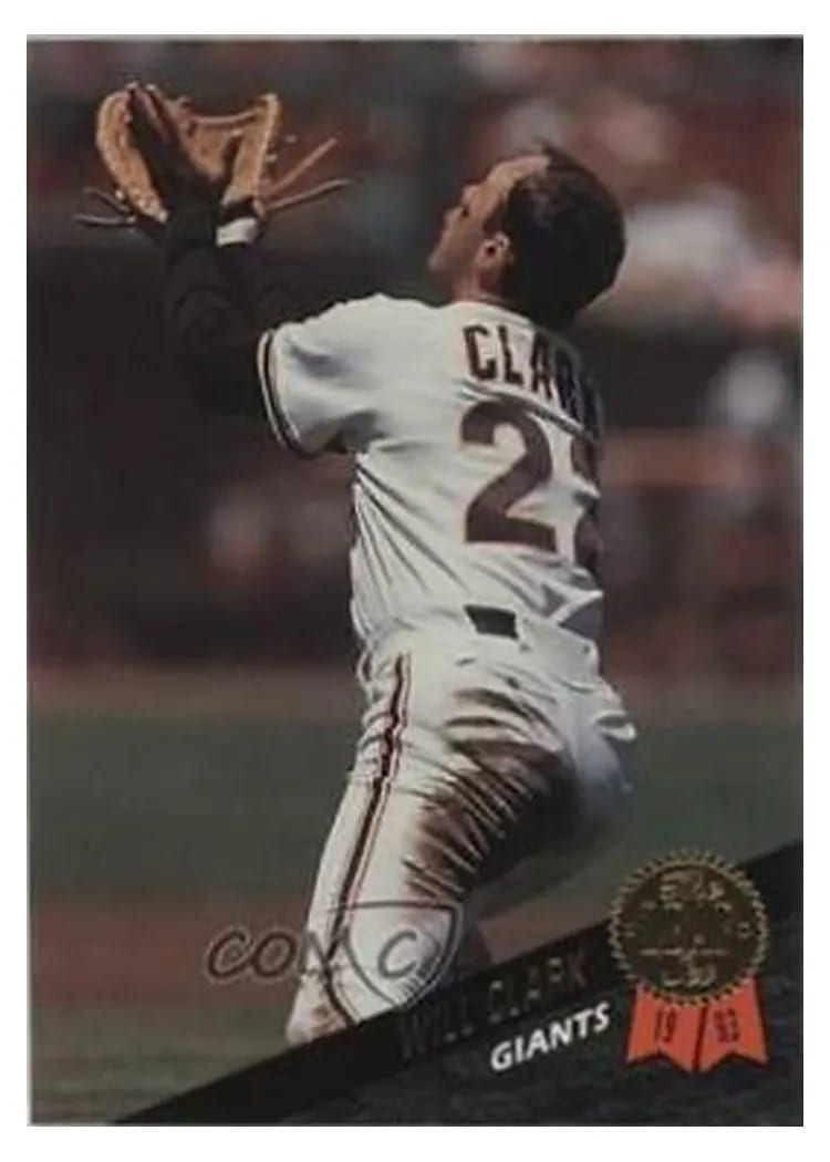 1993 Leaf Will Clark #247 card