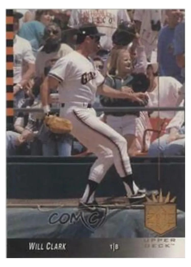 1993 SP Will Clark #111 card