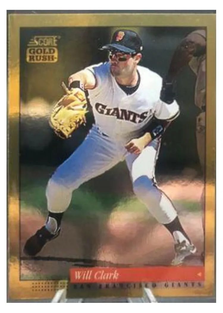 1994 Score Will Clark #10 card
