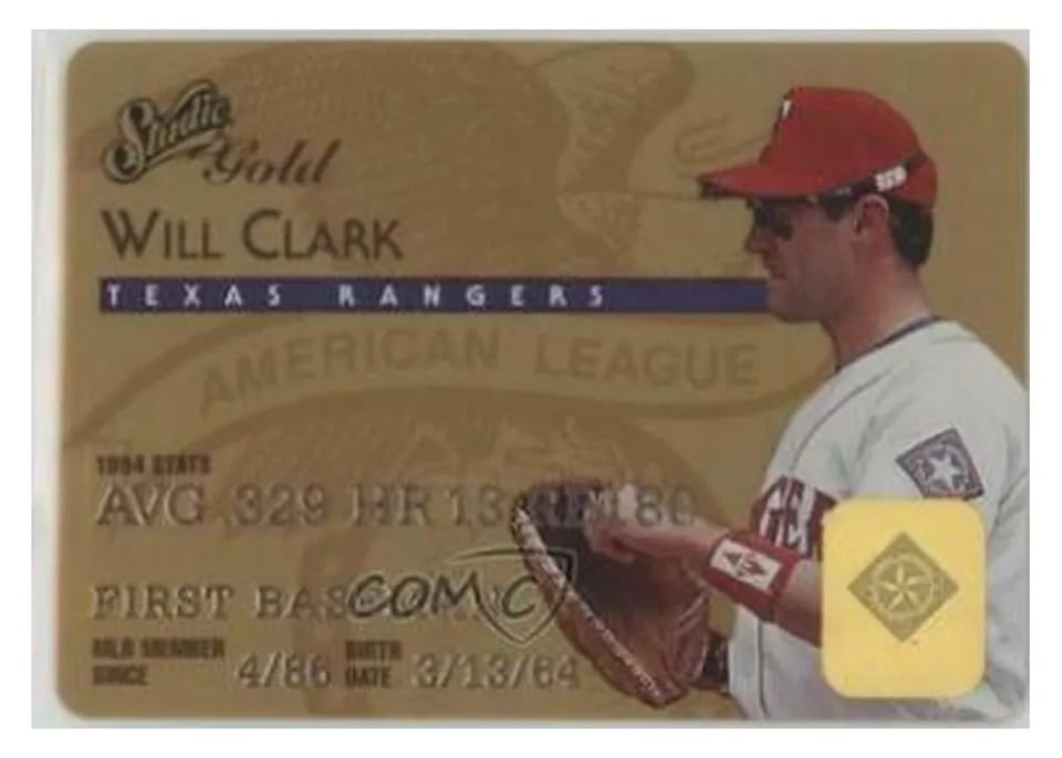 1995 Studio Will Clark #12 card