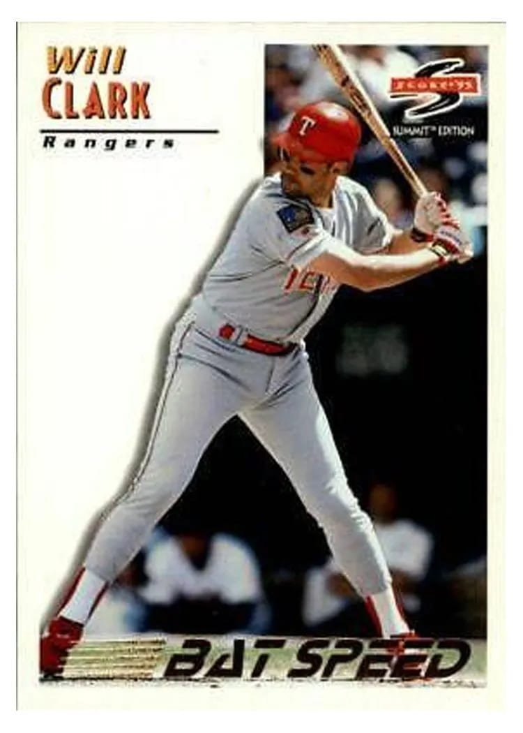 1995 Summit Will Clark #182 card