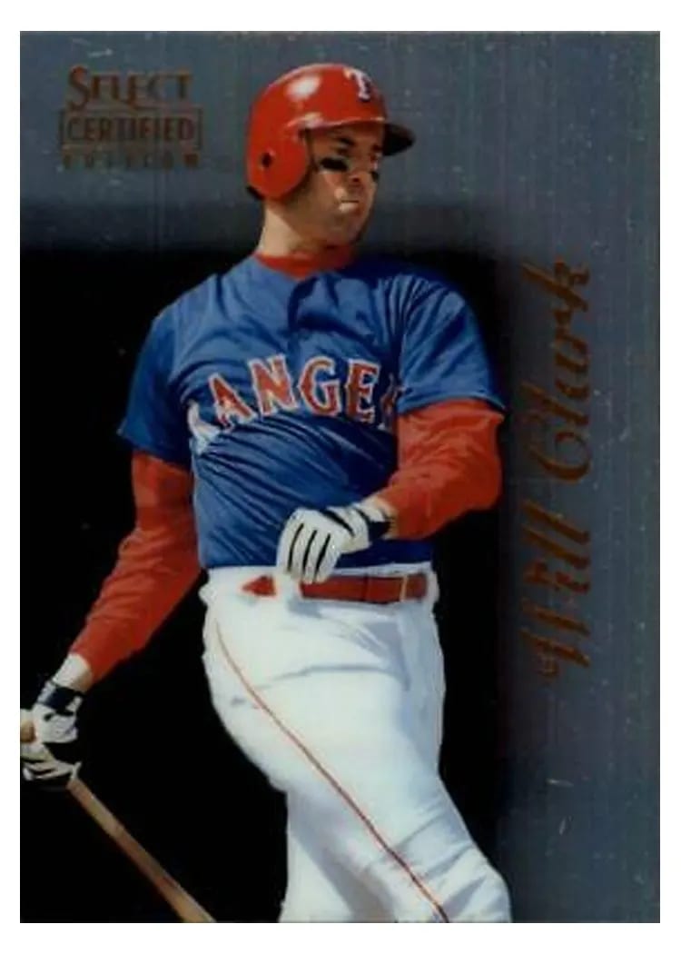 1996 Select Certified Will Clark #11 card
