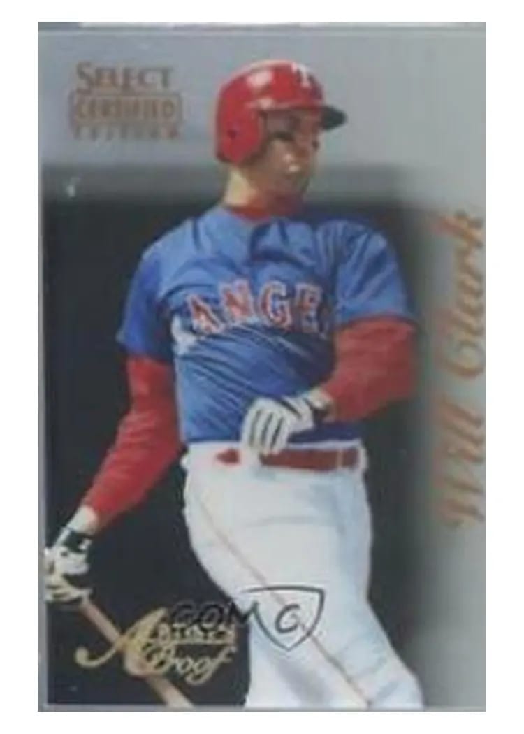 1996 Select Certified Will Clark #11 card