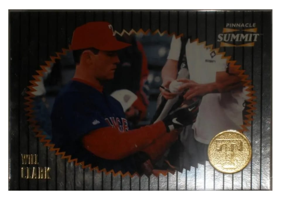 1996 Summit Will Clark #105 card