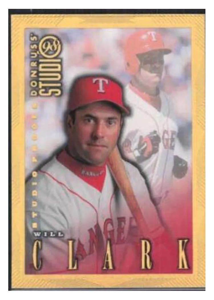 1998 Studio Will Clark #6 card