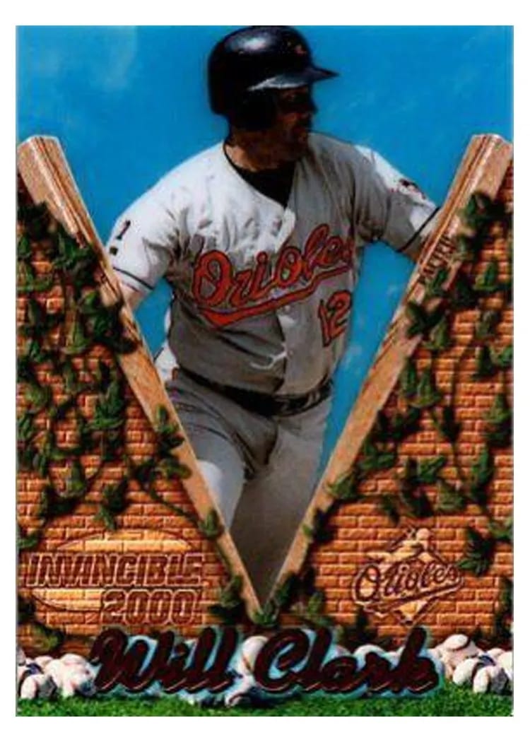 2000 Pacific Invincible Will Clark #18 card