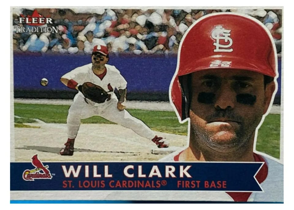 2001 Fleer Will Clark #342 card