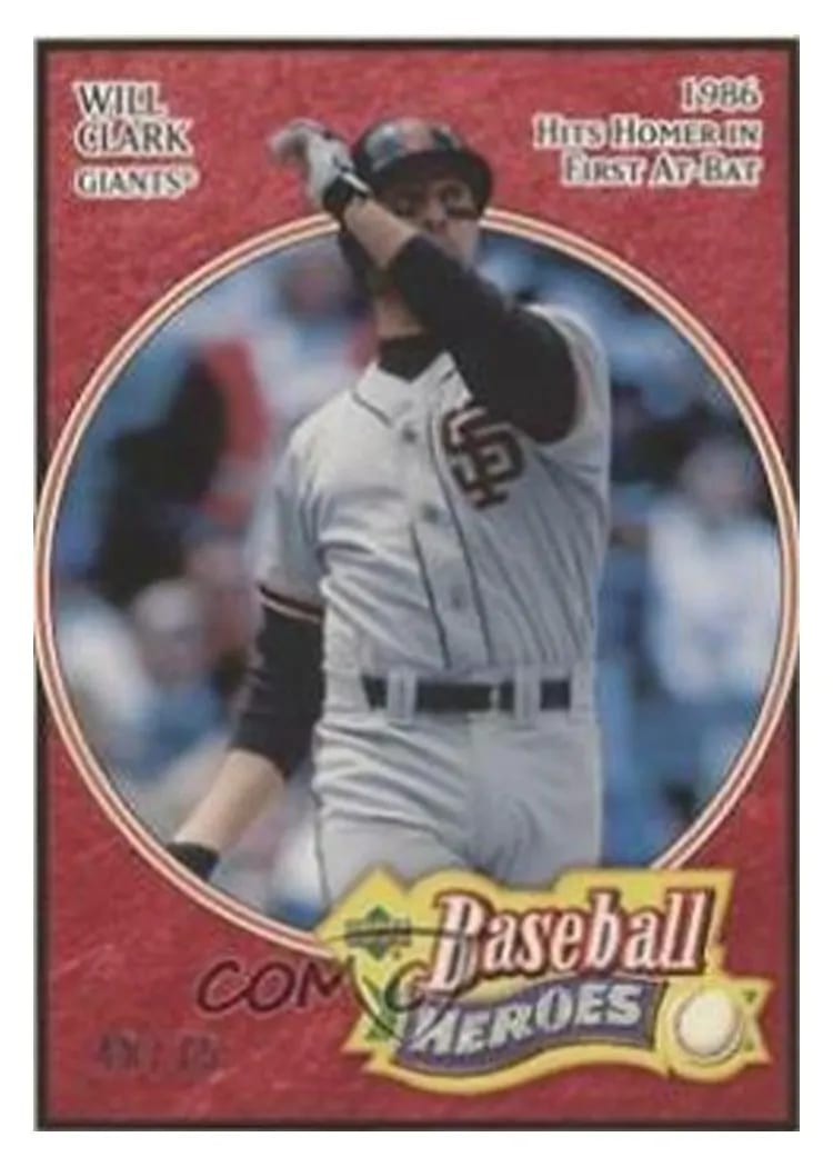 2005 Upper Deck Baseball Heroes Will Clark #91 card