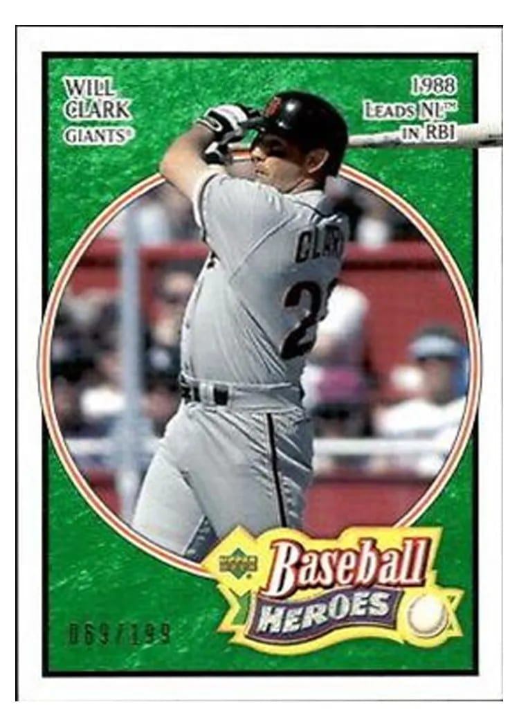 2005 Upper Deck Baseball Heroes Will Clark #92 card