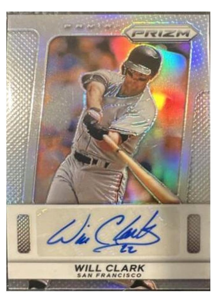 2024 Panini Prizm Throwback Signatures Will Clark #3 card
