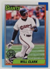 2025 Topps 1990 Topps Baseball (Series One) Will Clark #T90-97 card