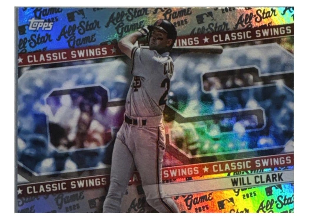 2025 Topps All Star Game Classic Swings Will Clark #CS-8 card