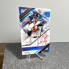 2025 Topps Diamond Icons White PolychromatINK Autographs Will Clark #WPA-WC card