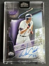 2026 Topps Chrome Black Autographs Will Clark #CBA-WC card