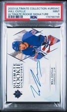2023-24 Upper Deck Ultimate Collection Ultimate Rookie Signatures Will Cuylle #URS-WC card