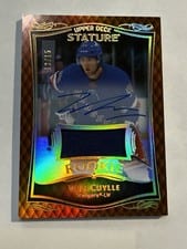 2024-25 Upper Deck Stature 2023-24 Base Update Auto Will Cuylle #47 card