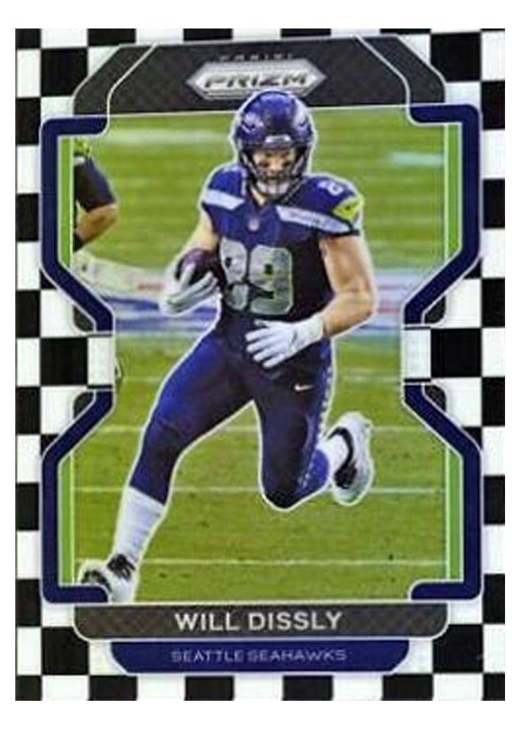 2021 Panini Prizm Base Set Will Dissly #44 card