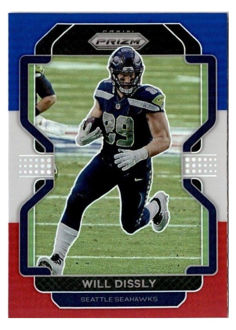 2021 Panini Prizm Base Set Will Dissly #44 card
