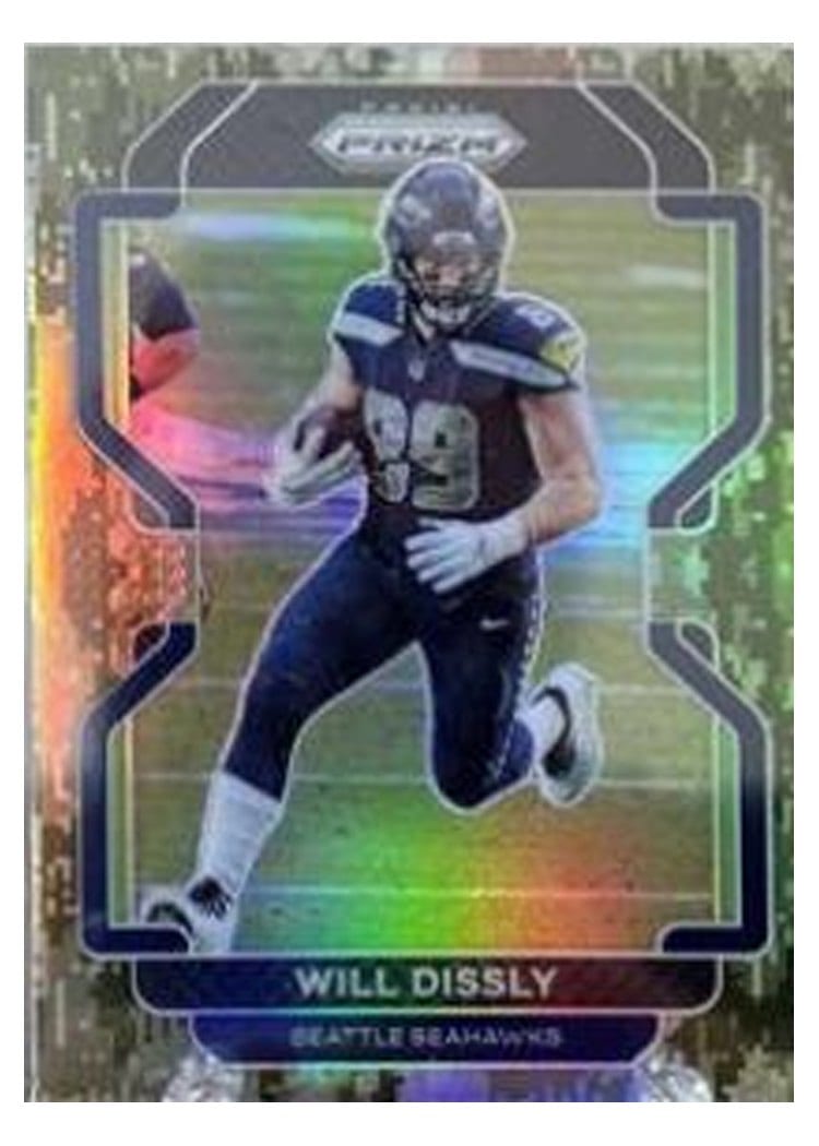 2021 Panini Prizm Base Set Will Dissly #44 card