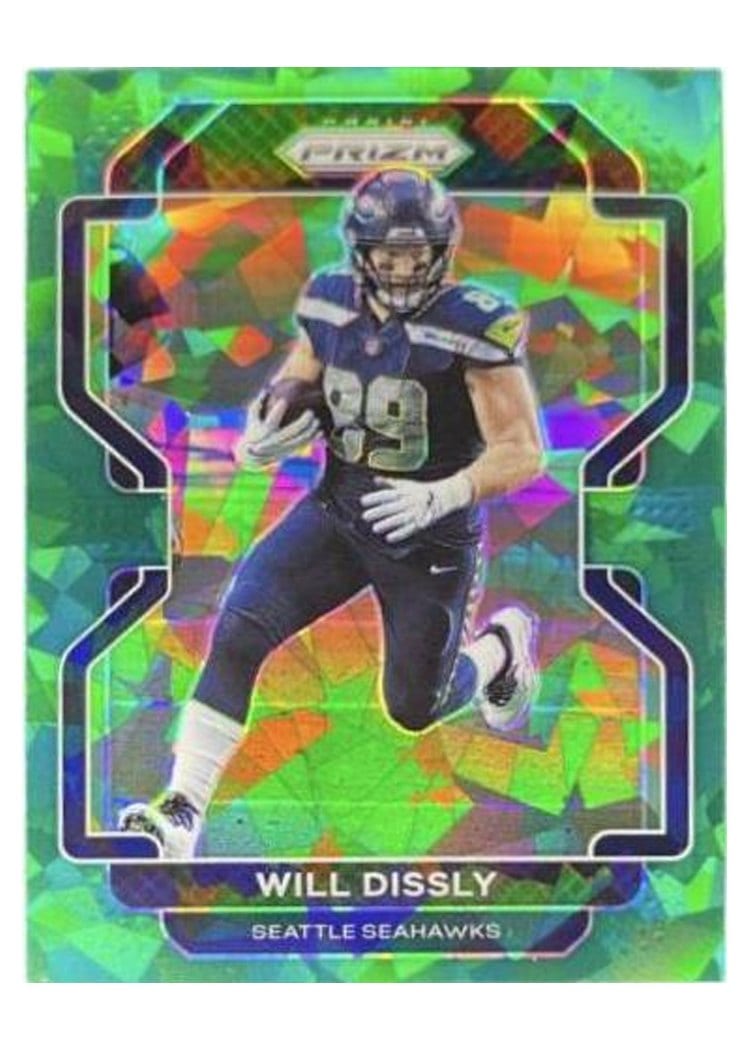2021 Panini Prizm Base Set Will Dissly #44 card