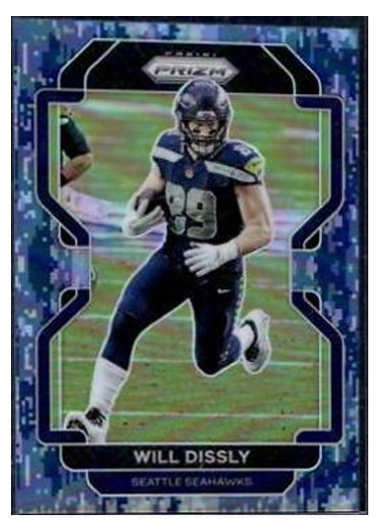 2021 Panini Prizm Base Set Will Dissly #44 card