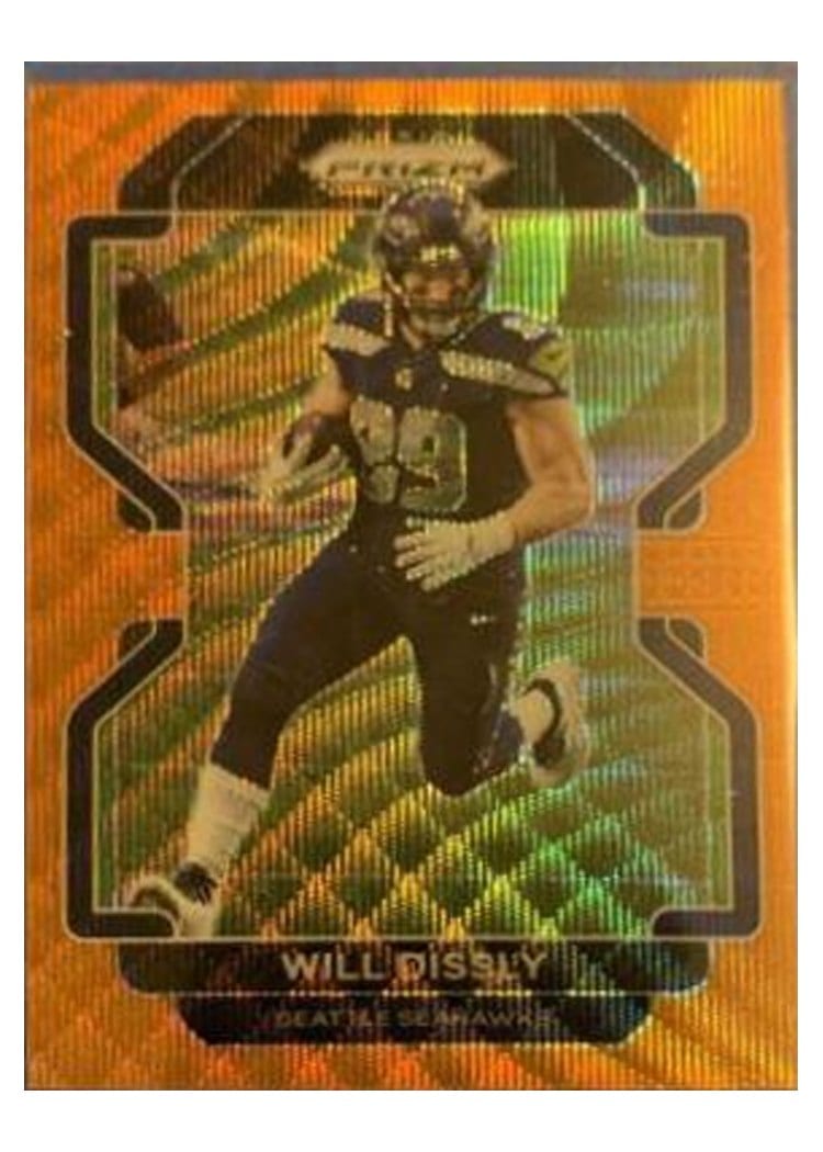 2021 Panini Prizm Base Set Will Dissly #44 card