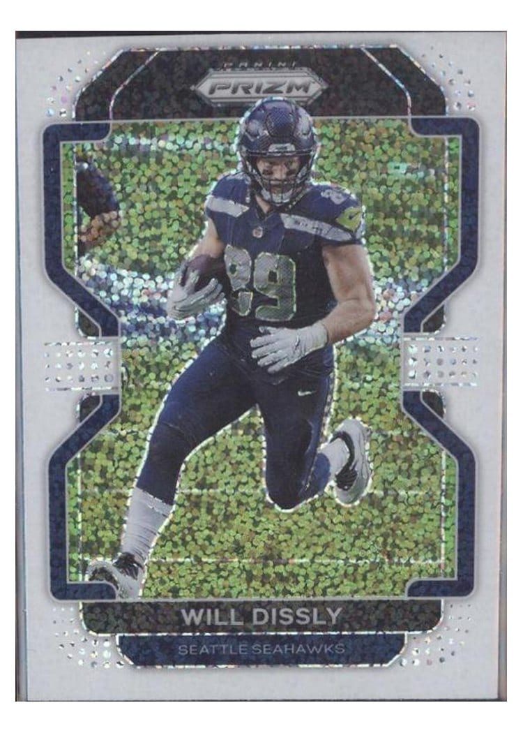 2021 Panini Prizm Base Set Will Dissly #44 card