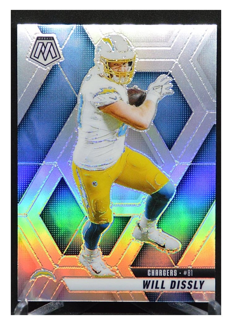 2025 Panini Mosaic Base Set Will Dissly Silver #114 card