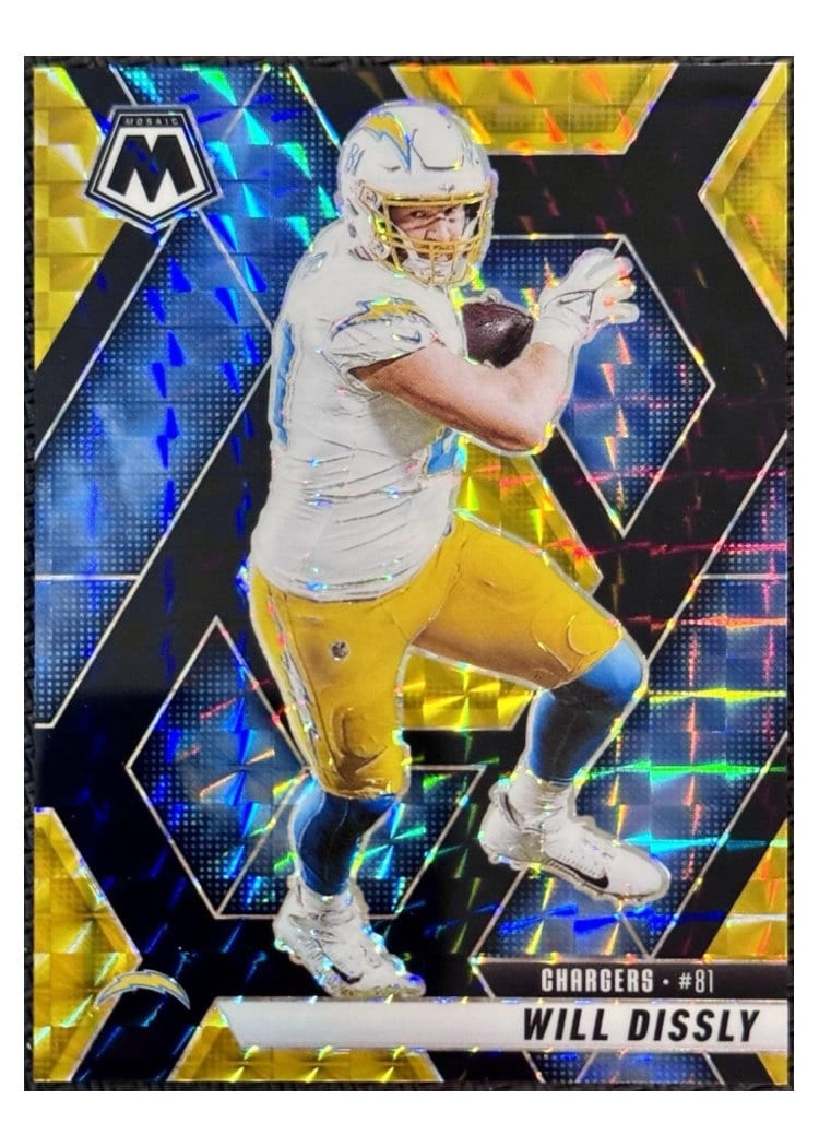 2025 Panini Mosaic Base Set Will Dissly #114 card