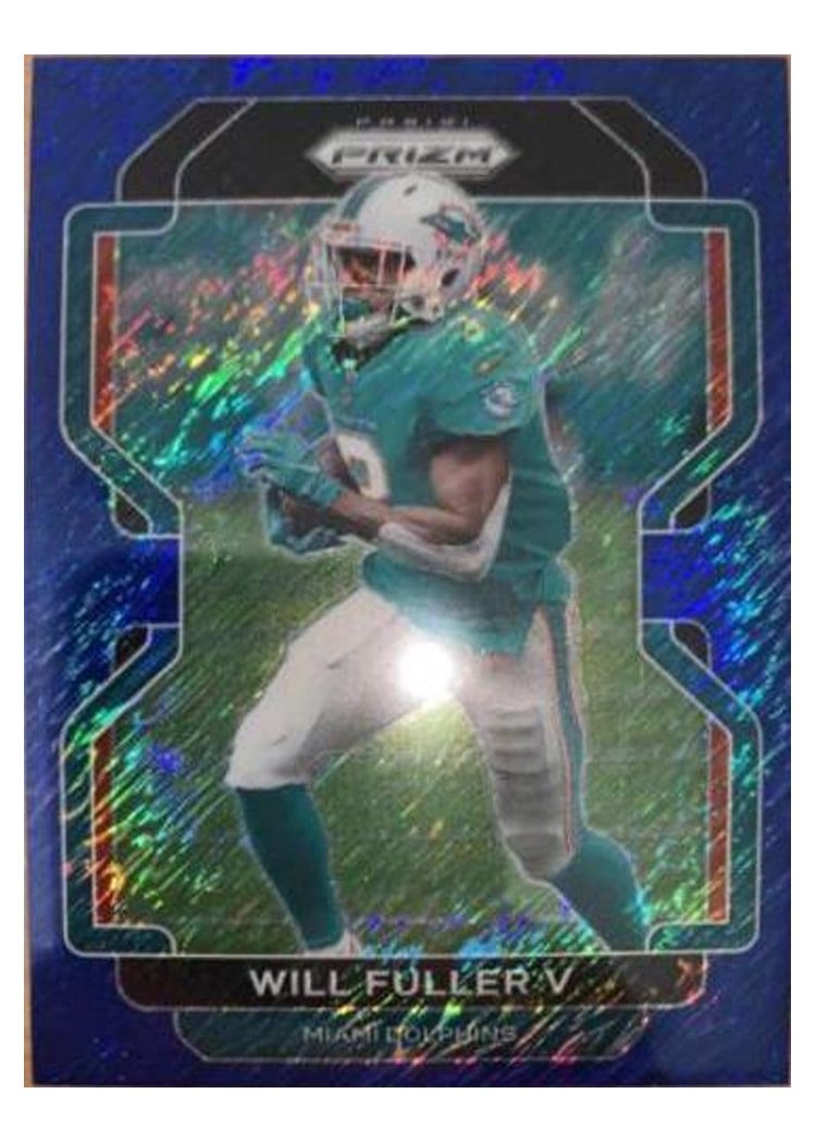 2021 Panini Prizm Base Set Will Fuller V Blue Shimmer #105 card