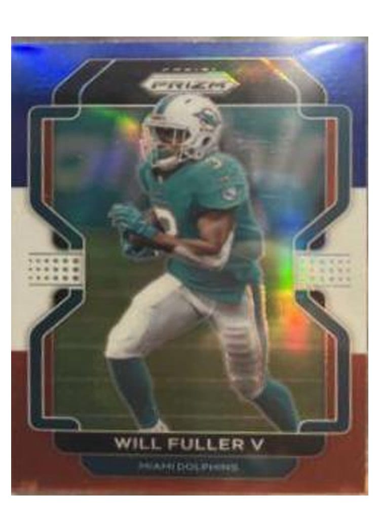 2021 Panini Prizm Base Set Will Fuller V Red White and Blue Prizm #105 card