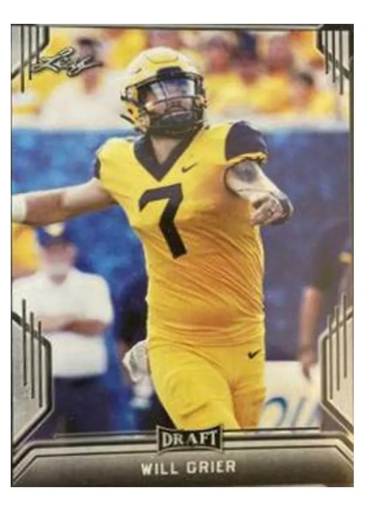 2019 Leaf Draft Will Grier #65 card