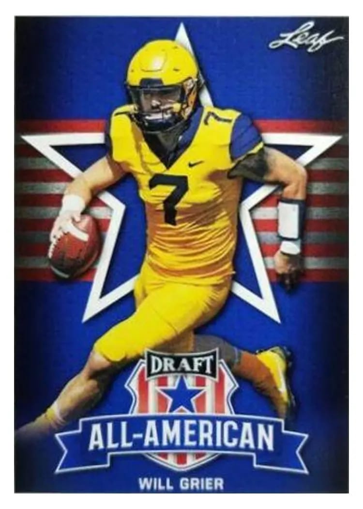 2019 Leaf Draft Will Grier #71 card