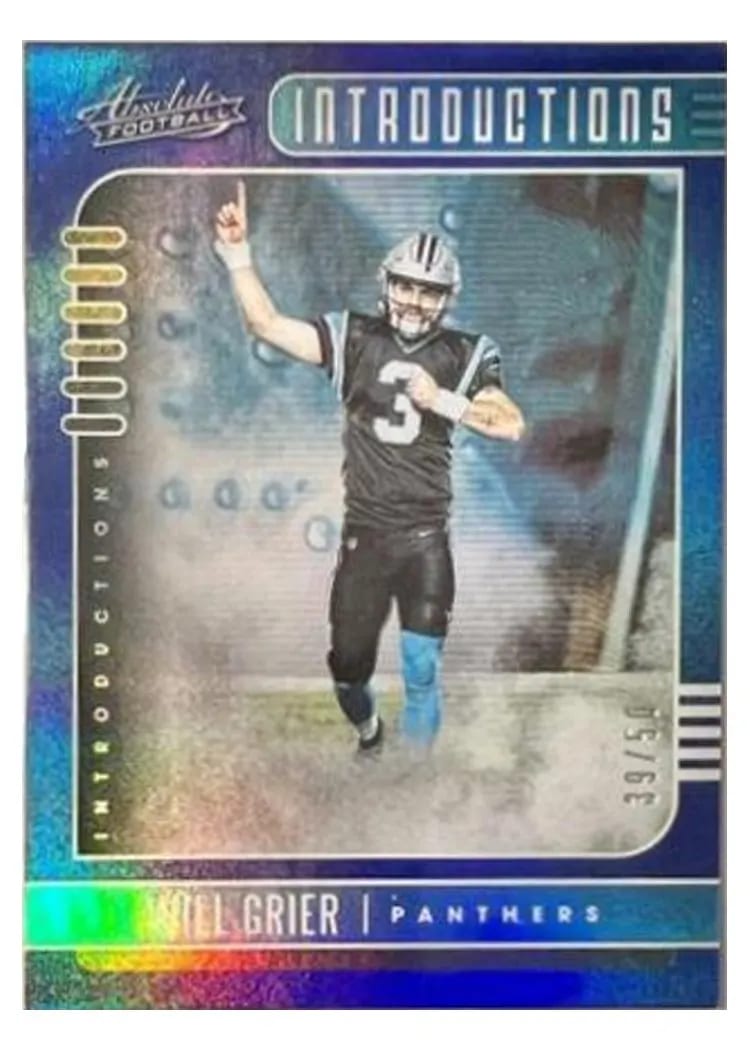 2019 Panini Absolute Introductions Will Grier #20 card