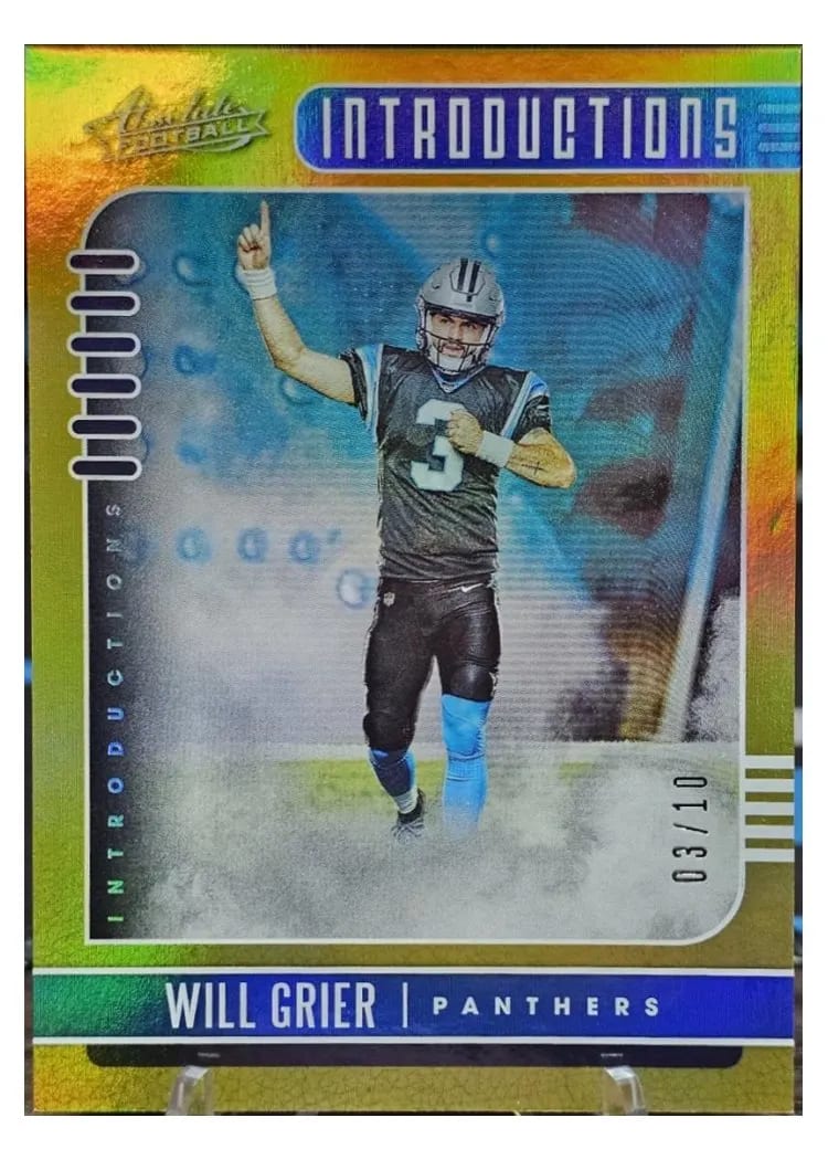 2019 Panini Absolute Introductions Will Grier #20 card