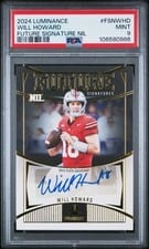 2024 Panini Luminance Future Signatures NIL Will Howard #FSN-WHD card