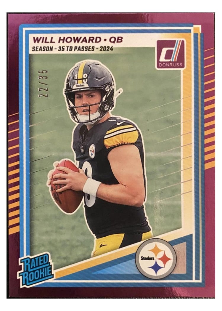 2025 Donruss Base Set Will Howard #309 card