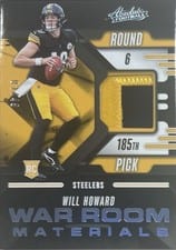 2025 Panini Absolute War Room Materials Will Howard #WRM-WHD card