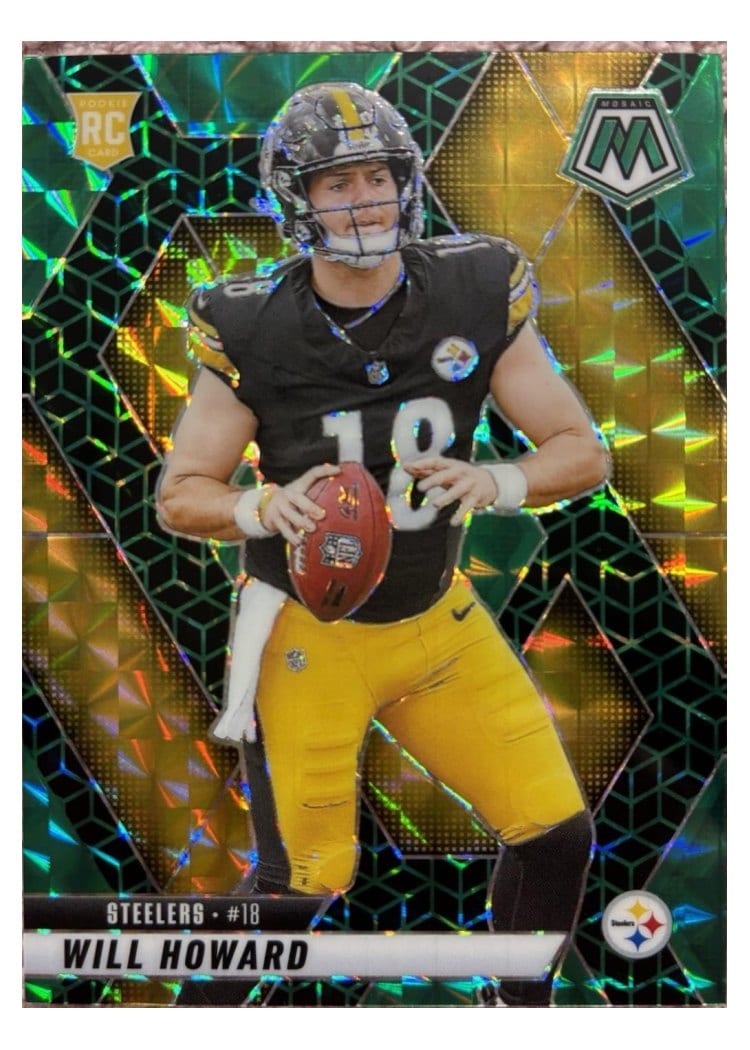 2025 Panini Mosaic Base Set Will Howard #318 card