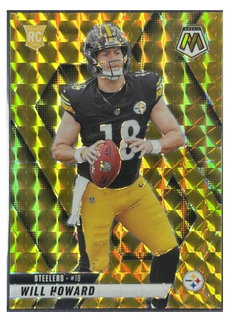 2025 Panini Mosaic Base Set Will Howard #318 card