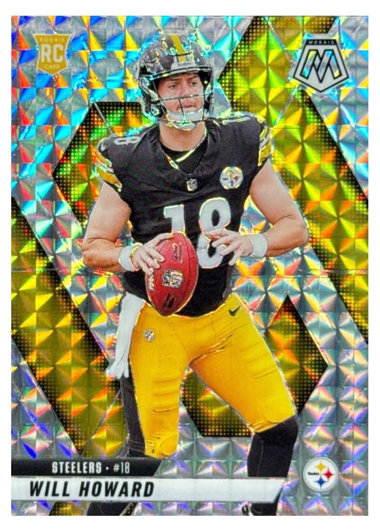 2025 Panini Mosaic Base Set Will Howard #318 card
