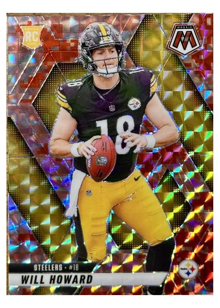 2025 Panini Mosaic Base Set Will Howard #318 card
