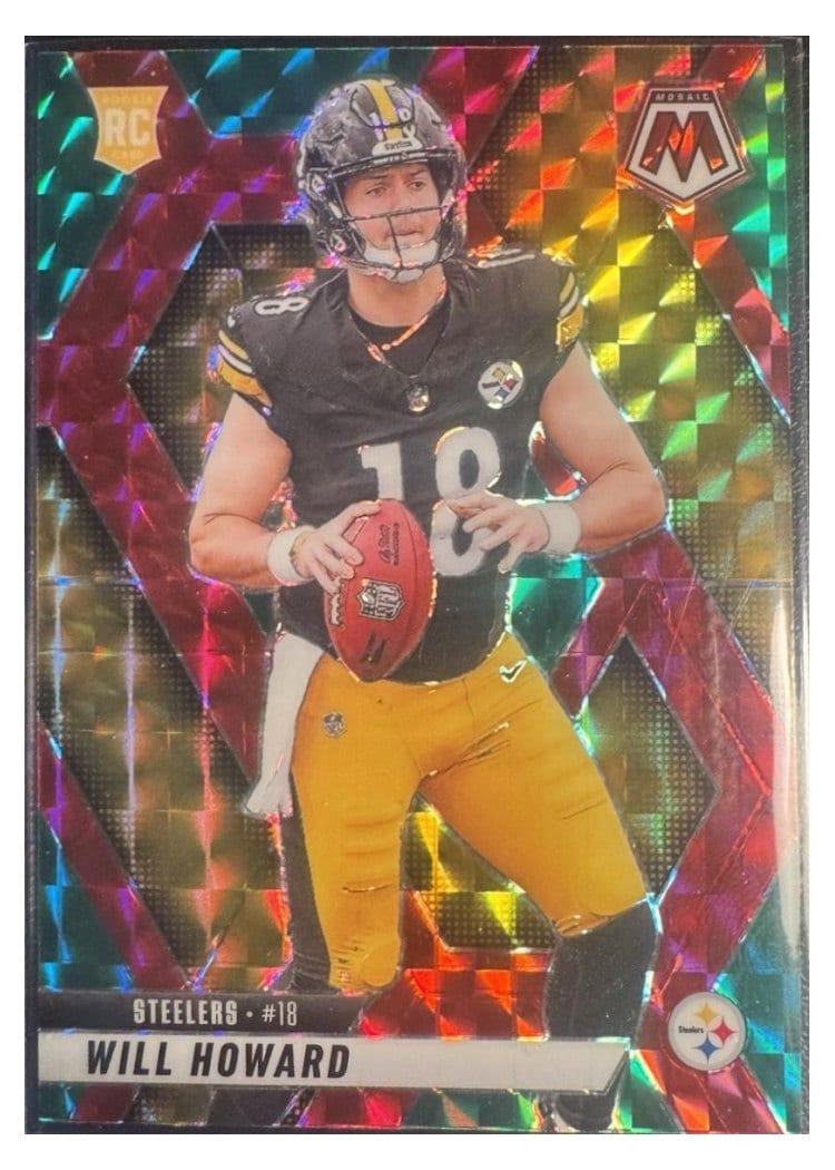 2025 Panini Mosaic Base Set Will Howard #318 card