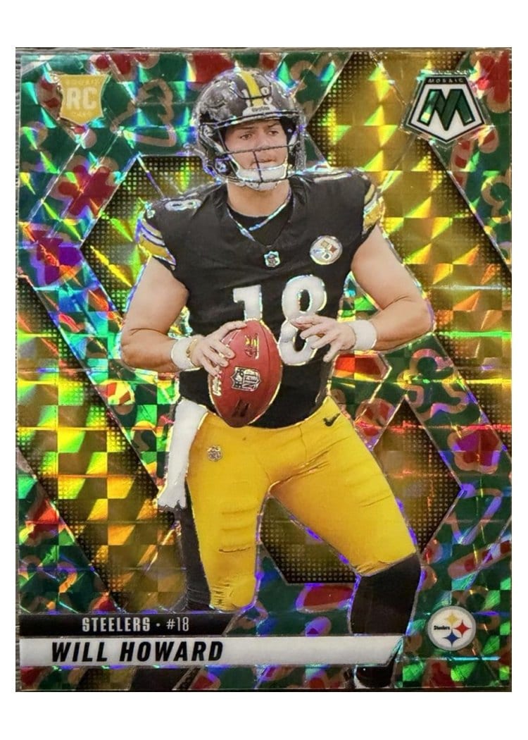2025 Panini Mosaic Base Set Will Howard #318 card