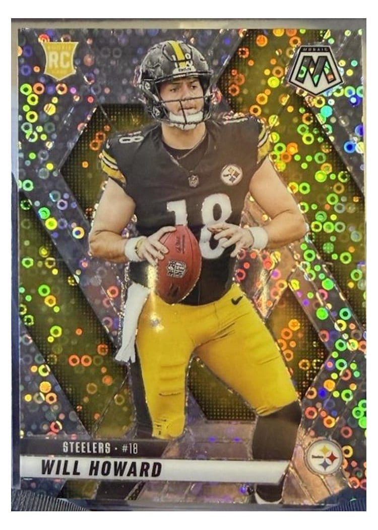 2025 Panini Mosaic Base Set Will Howard #318 card
