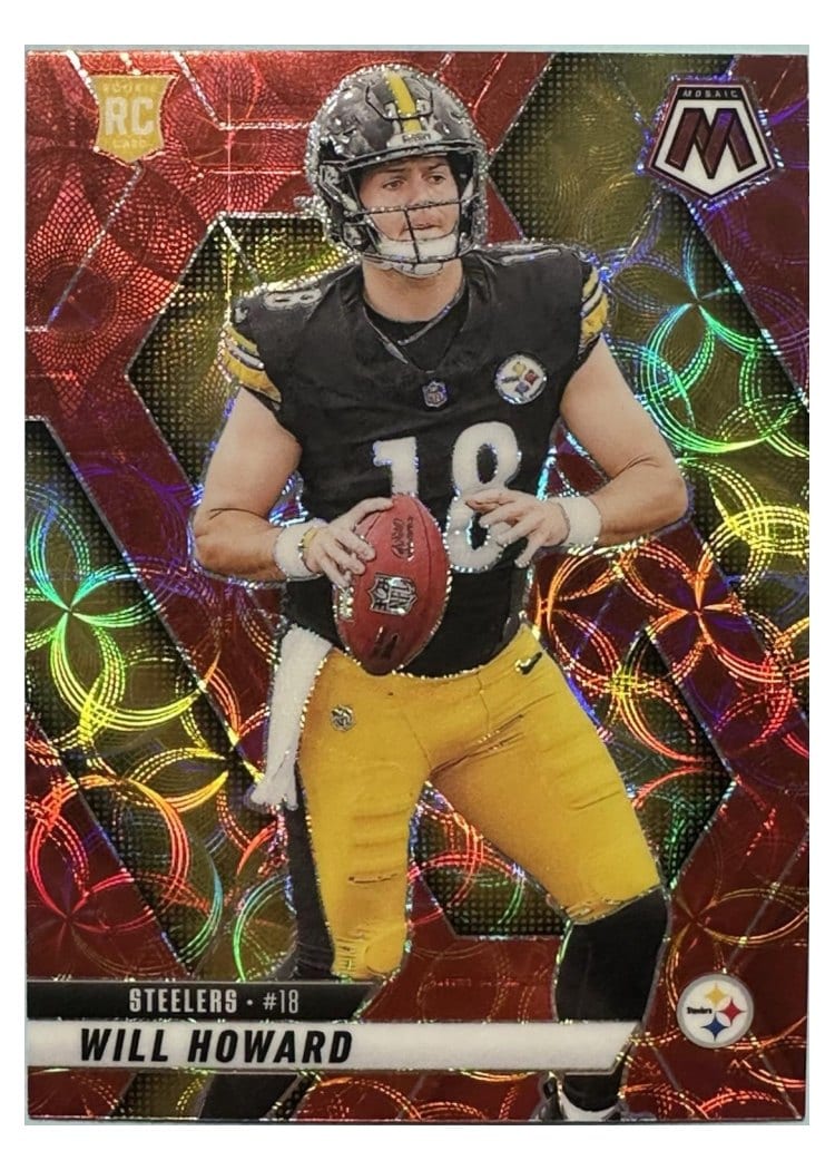 2025 Panini Mosaic Base Set Will Howard #318 card