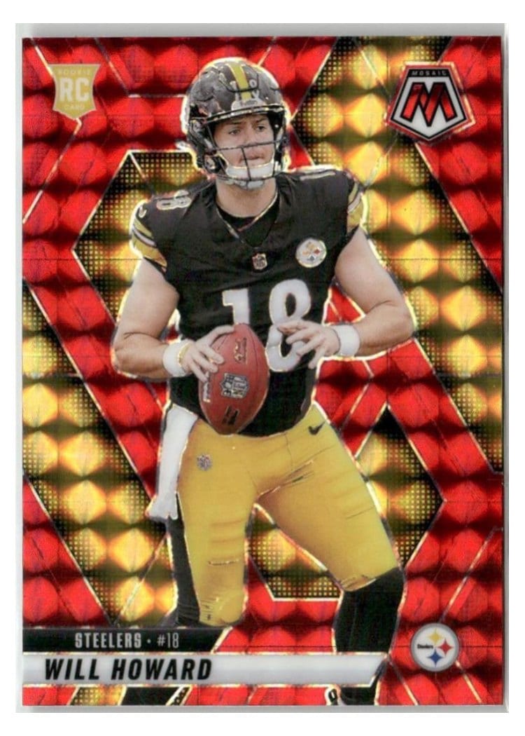 2025 Panini Mosaic Base Set Will Howard #318 card